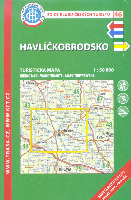 Havlíčkobrodsko : turistická mapa 1:50 000