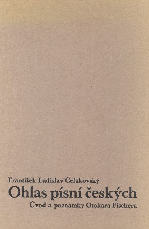 Ohlas písní českých
