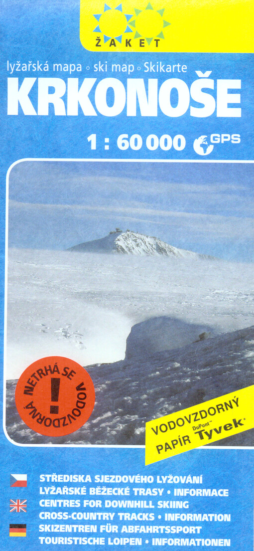 Krkonoše lyžařská mapa 1:60 000