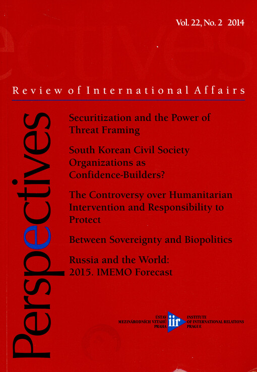 Perspectives : review of Central European affairs