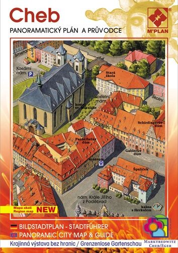 Chebpanoramatický plán města : průvodce