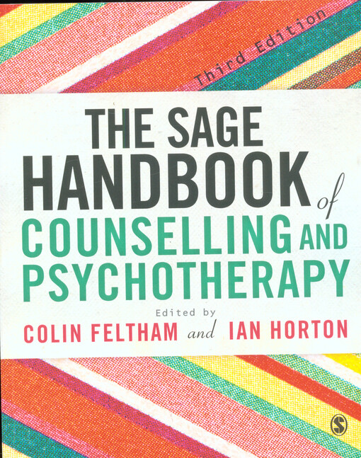 The SAGE handbook of counselling and psychotherapy