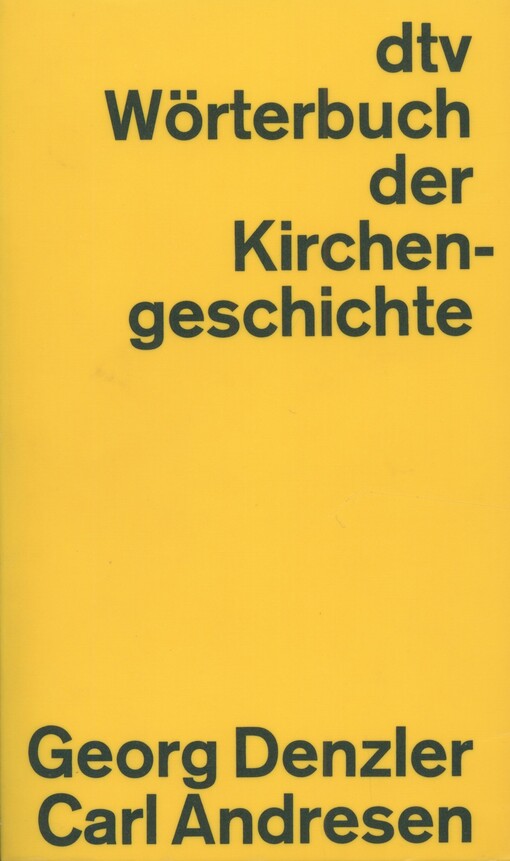 Wörterbuch der Kirchengeschichte