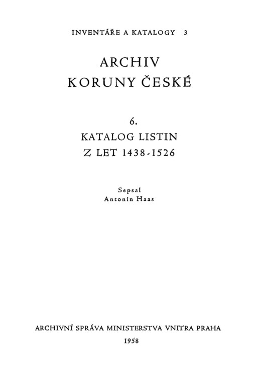 Archiv koruny České