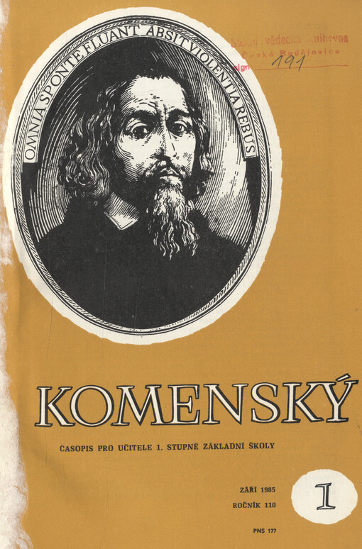 Komenský : týdeník vychovatelský věnovaný učitelstvu našemu jakož i přátelům školstva a milé mládeže naší