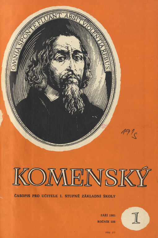 Komenský : týdeník vychovatelský věnovaný učitelstvu našemu jakož i přátelům školstva a milé mládeže naší