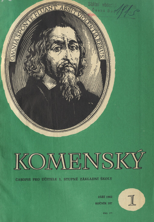 Komenský : týdeník vychovatelský věnovaný učitelstvu našemu jakož i přátelům školstva a milé mládeže naší