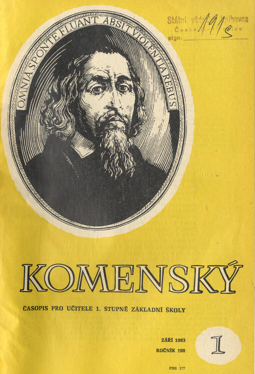 Komenský : týdeník vychovatelský věnovaný učitelstvu našemu jakož i přátelům školstva a milé mládeže naší