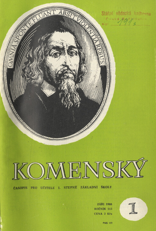 Komenský : týdeník vychovatelský věnovaný učitelstvu našemu jakož i přátelům školstva a milé mládeže naší