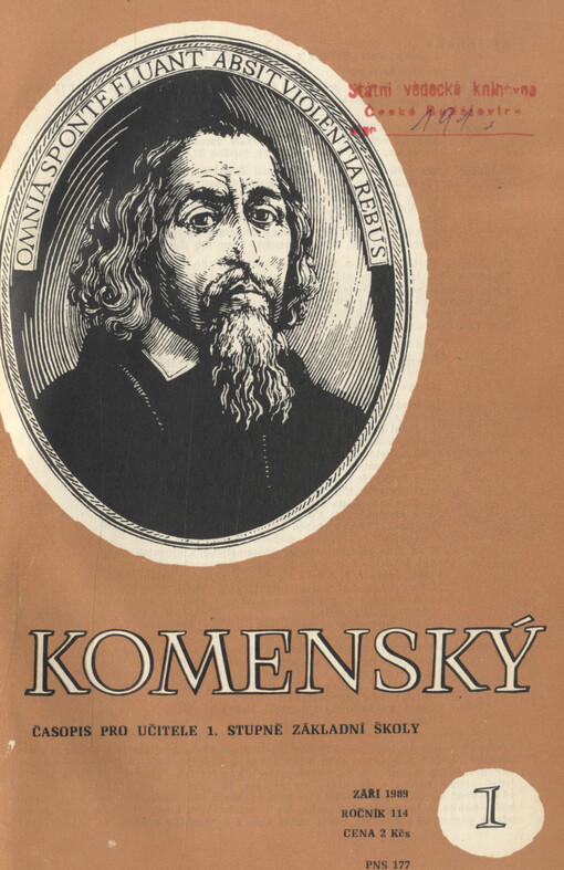 Komenský : týdeník vychovatelský věnovaný učitelstvu našemu jakož i přátelům školstva a milé mládeže naší