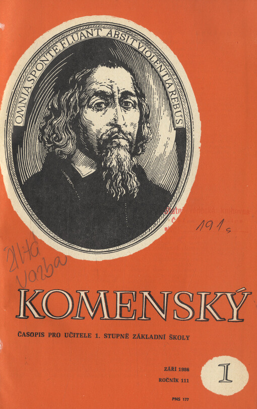 Komenský : týdeník vychovatelský věnovaný učitelstvu našemu jakož i přátelům školstva a milé mládeže naší