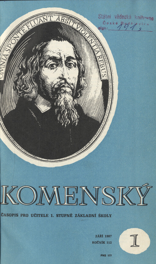 Komenský : týdeník vychovatelský věnovaný učitelstvu našemu jakož i přátelům školstva a milé mládeže naší
