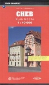 Cheb plán města 1:10 000 : plán města s výškopisem, mapa okolí, centrum