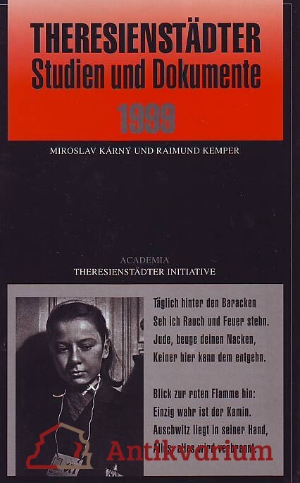 Theresienstädter Studien und Dokumente 1999