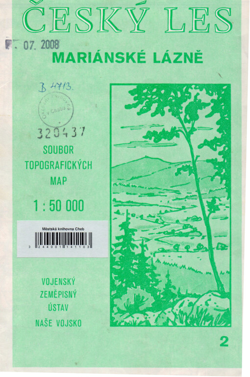 Český les. Mariánské Lázně soubor topografických map