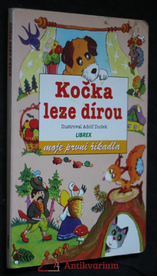 Kočka leze dírou
