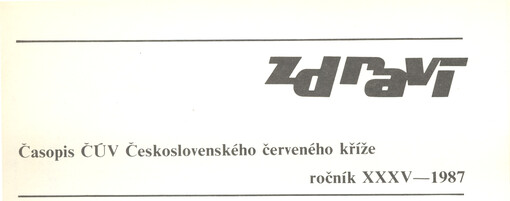 Zdraví : časopis Československého Červeného kříže