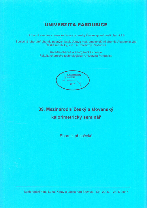 ... kalorimetrický seminář : sborník příspěvků ...