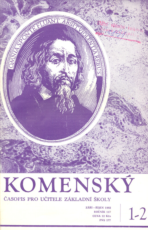 Komenský : týdeník vychovatelský věnovaný učitelstvu našemu jakož i přátelům školstva a milé mládeže naší