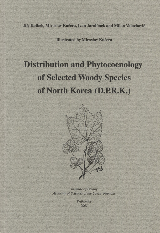 Distribution and phytocoenology of selected woody species of North Korea (D.P.R.K.)