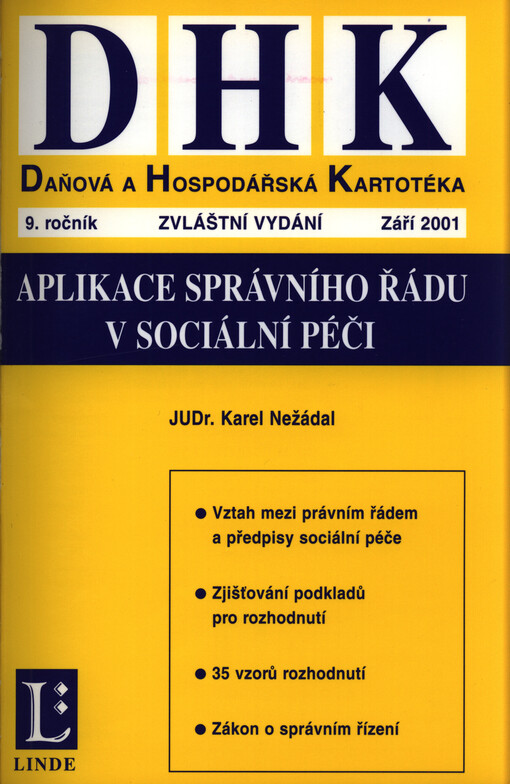 Aplikace správního řádu v sociální péči