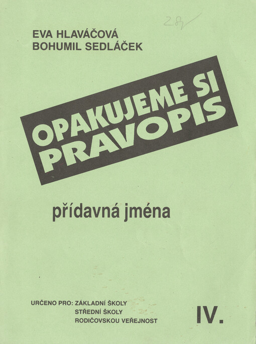 Opakujeme si pravopis