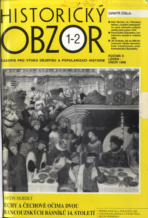 Historický obzor : časopis pro výuku dějepisu a popularizaci historie