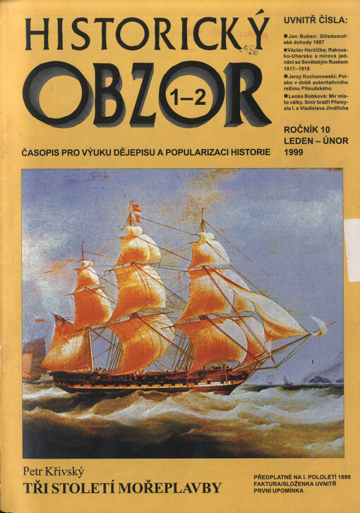 Historický obzor : časopis pro výuku dějepisu a popularizaci historie