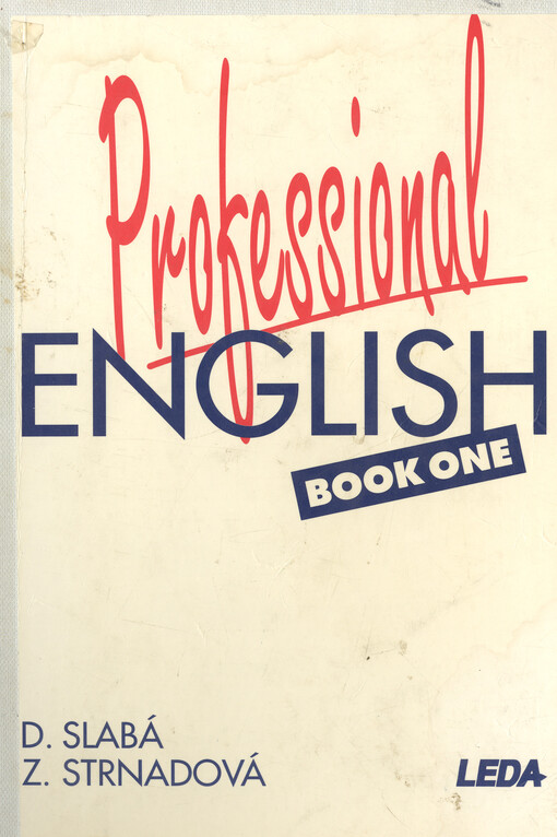 Professional English. Book one