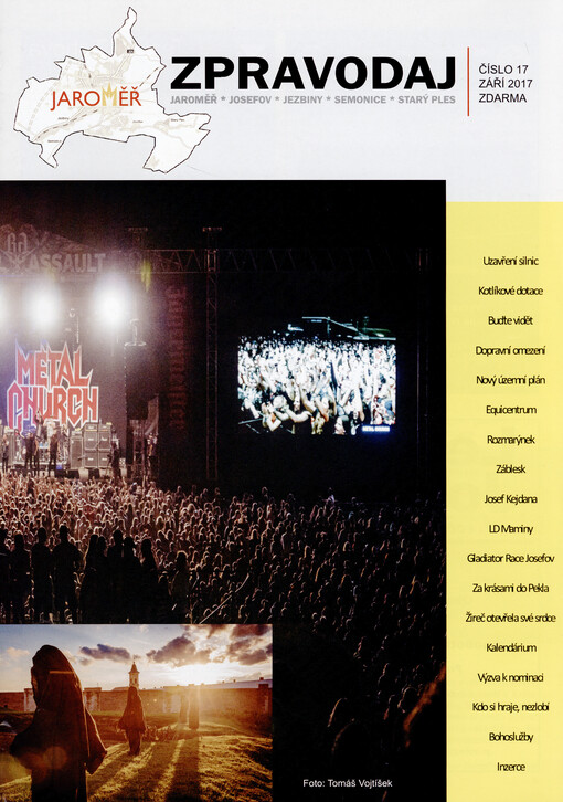 Zpravodaj : Jaroměř, Josefov, Jezbiny, Semonice, Starý Ples