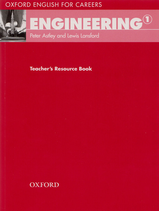 Engineering 1, teacher’s resource book