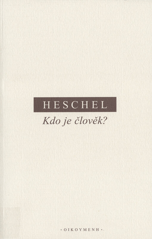Kdo je člověk?