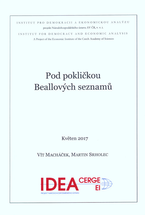 Pod pokličkou Beallových seznamů