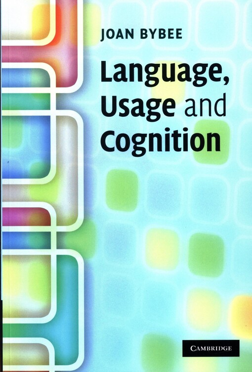 Language, usage and cognition