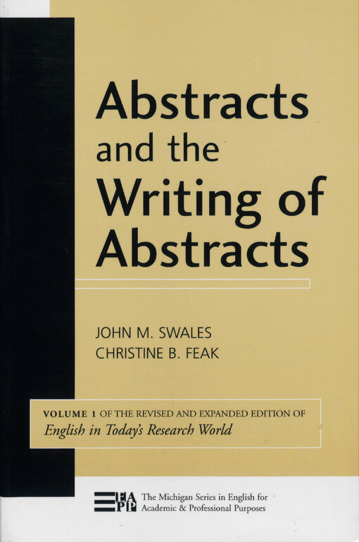 Abstracts and the writing of abstracts