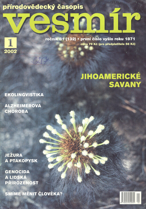 Vesmír : časopis pro šíření vědy přírodní, zeměpisné a národopisné
