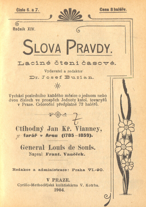 Ctihodný Jan Kř. Vianney, farář v Arsu (1785-1859): General Louis de Sonis