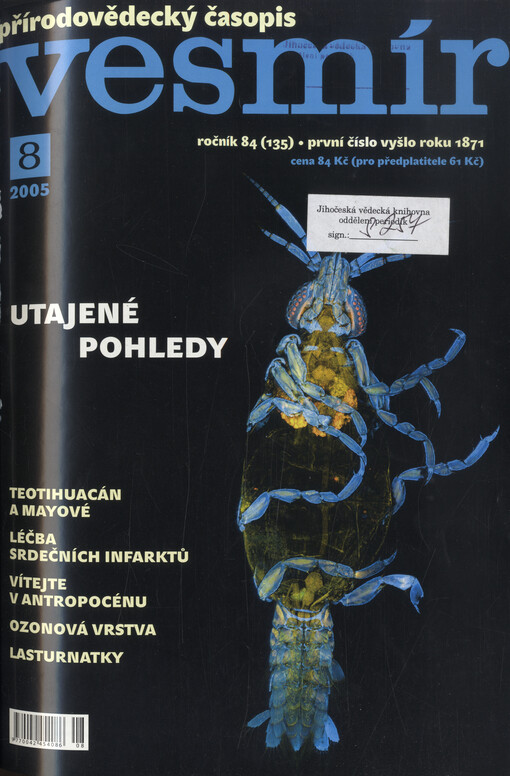 Vesmír : časopis pro šíření vědy přírodní, zeměpisné a národopisné