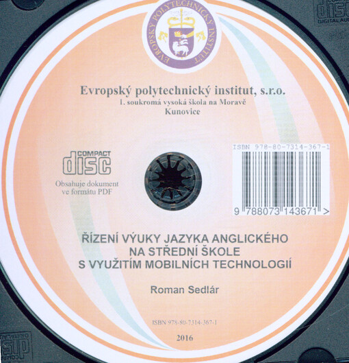 Řízení výuky jazyka anglického na střední škole s využitím mobilních technologií