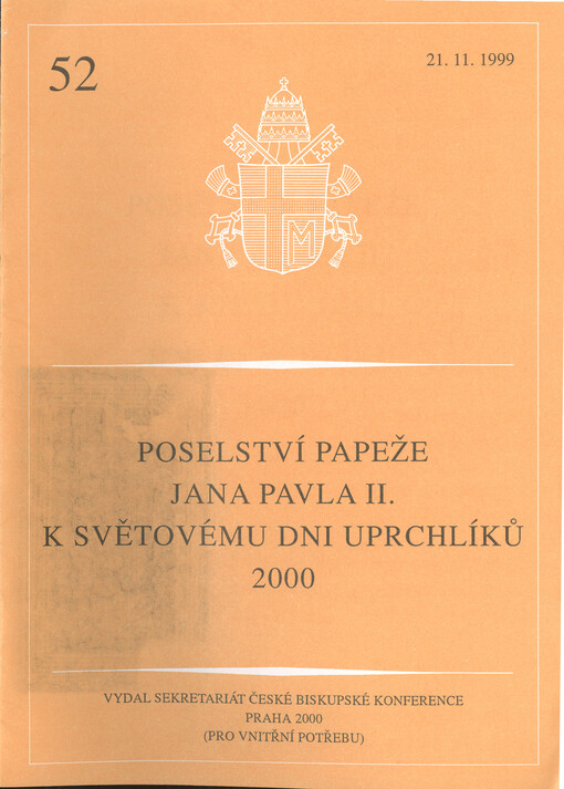 Poselství papeže Jana Pavla II. k Světovému dni uprchlíků 2000