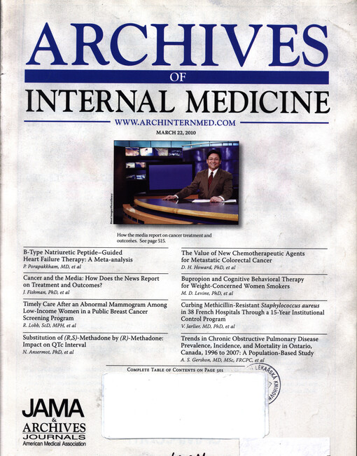 Archives of internal medicine