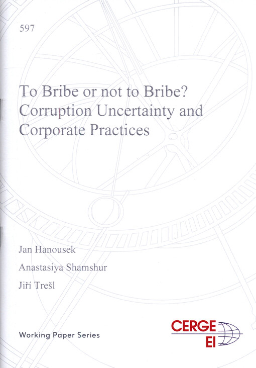 To bribe or not to bribe?: corruption uncertainty and corporate practices