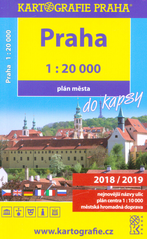 Praha : plán města 1:20 000