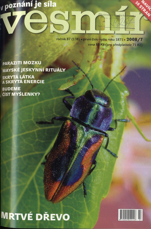 Vesmír : časopis pro šíření vědy přírodní, zeměpisné a národopisné