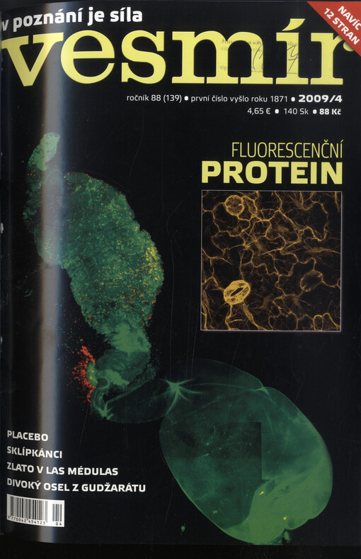 Vesmír : časopis pro šíření vědy přírodní, zeměpisné a národopisné