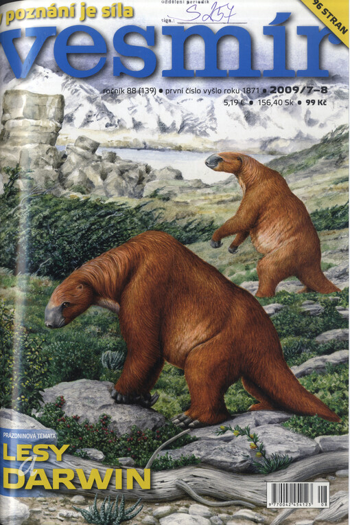 Vesmír : časopis pro šíření vědy přírodní, zeměpisné a národopisné