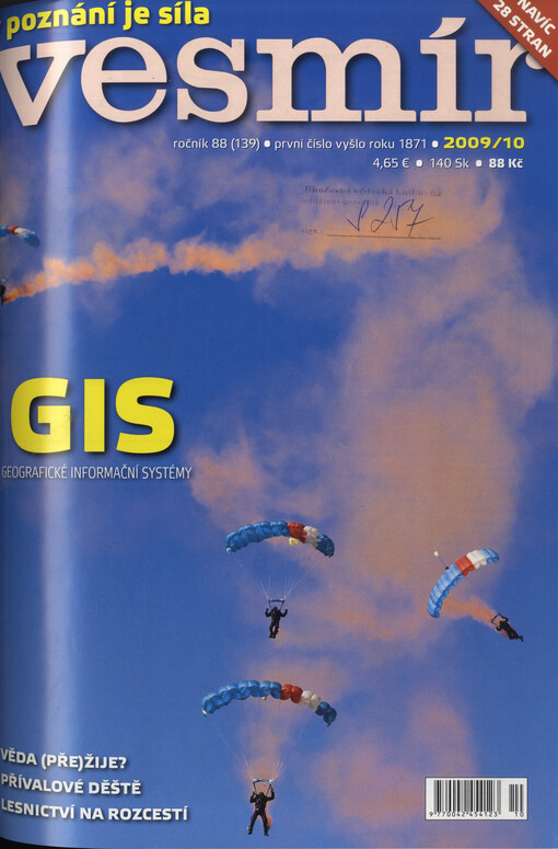 Vesmír : časopis pro šíření vědy přírodní, zeměpisné a národopisné