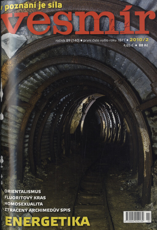 Vesmír : časopis pro šíření vědy přírodní, zeměpisné a národopisné