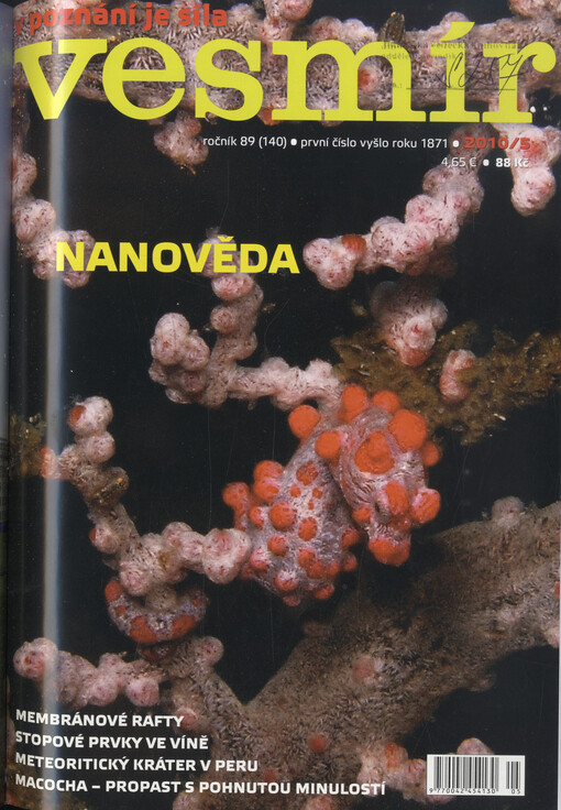 Vesmír : časopis pro šíření vědy přírodní, zeměpisné a národopisné