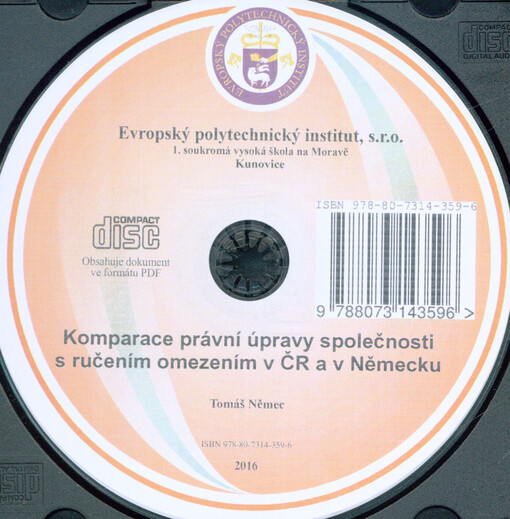 Komparace právní úpravy společnosti s ručením omezením v ČR a v Německu